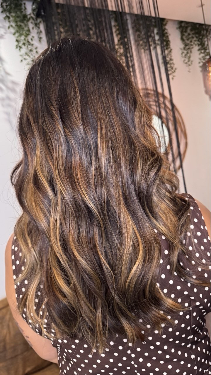 Mechas castañas